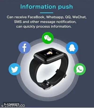 Dicto MID116Bluetooth Smart Fitness Band Watch with Heart Rate Activity Tracker, Step and Calorie Counter, Blood Pressure, OLED Touchscreen for Men/Women-thumb2