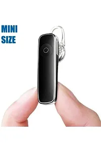 Mini K1 Stylish, Single Ear Wireless Bluetooth Headset Universal Earphone with Mic to Support Handsfree Calling for Smartphones  Tablets-thumb3
