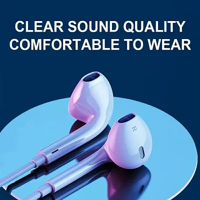 Dicto Compatible For Oppo Vivo Mi Samsung Universal Earphones Headphone Handsfree Headset Music With 3 5Mm Jack Hi Fi Gaming Sound Music Wired In Line-thumb0
