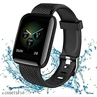 ID116 Plus Bluetooth Smart Fitness Band Watch with Heart Rate Activity Tracker Waterproof Body, Step and Calorie Counter, Blood Pressure,(12),Activity Tracker for Men/Women-thumb3