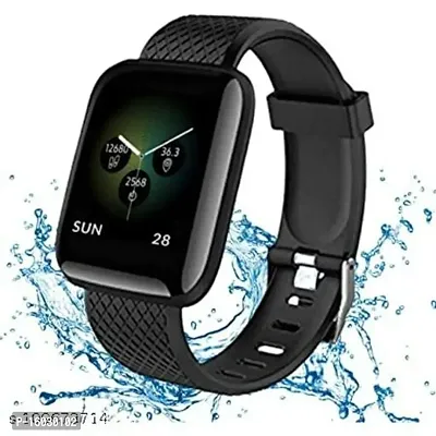 ID116 Plus Bluetooth Smart Fitness Band Watch with Heart Rate Activity Tracker Waterproof Body, Step and Calorie Counter, Blood Pressure,(12),Activity Tracker for Men/Women-thumb4