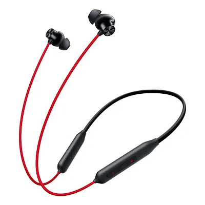 New One-plus Bullets Z2 Bluetooth Wireless in Ear Earphones with Mic, Bombastic Bass - 12.4 mm Drivers, 10 Mins Charge - 20 Hrs Music, 30 Hrs Battery Life, IP55 Dust and Water Resistant (Multicolor)-thumb0