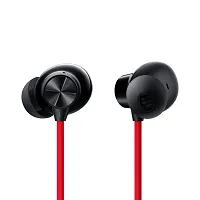 New One-plus Bullets Z2 Bluetooth Wireless in Ear Earphones with Mic, Bombastic Bass - 12.4 mm Drivers, 10 Mins Charge - 20 Hrs Music, 30 Hrs Battery Life, IP55 Dust and Water Resistant (Multicolor)-thumb1