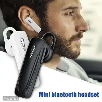 Single Ear Bluetooth Headset with HD Mic, Business Class BT-75 (Pack Of 1)