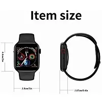 T-500 S8 series Smart Watch Sleep Monitor, Distance Tracker, Calendaring, Sedentary Reminder, Text Messaging, Pedometer, Calorie Tracker, Heart Rate Monitor Smartwatch (Black)-thumb3