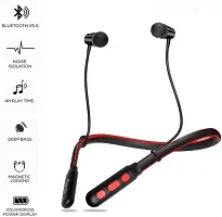 RM-108 Wireless Earphones Headphones for 108 Dual SIM Original Sports Bluetooth Wireless Earphone with Deep Bass and Neckband Hands-Free Calling inbuilt Mic Headphones with Long Battery Life and Flexi-thumb3