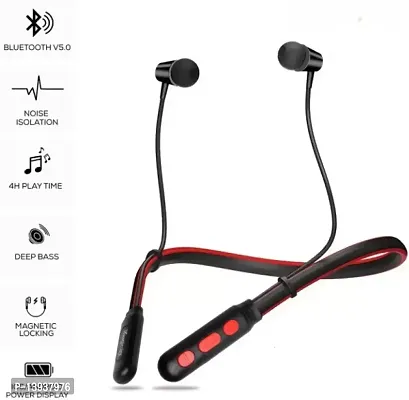 RM-108 Wireless Earphones Headphones for 108 Dual SIM Original Sports Bluetooth Wireless Earphone with Deep Bass and Neckband Hands-Free Calling inbuilt Mic Headphones with Long Battery Life and Flexi-thumb2
