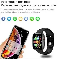 Full Touch Screen T500 Bluetooth Smart Watch With Body Temperature Blood Pressure Heart Rate With All 3g4g5g Android Ios Smartphones For Men Women Black Of Quality-thumb2