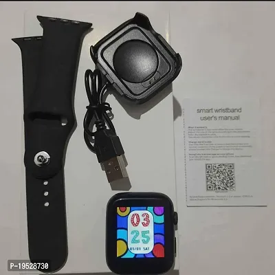BT Calling Smartwatch | 1.85 Inch Big Display| 500 NITS | SpO2 Smartwatch Voice Assistance, Bluetooth Smartwatch (Black)-thumb0