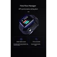 Dicto M1 Smart Watch for Men ID-116 Bluetooth Smartwatch Wireless Fitness Band for Boys, Girls, Men, Women  Kids | Sports Gym Watch for All Smart Phones I Heart Rate and BP Monitor(Black)-thumb2