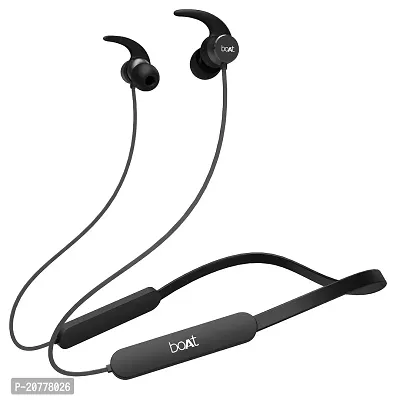 boat Rockerz 255 in Ear Bluetooth Neckband with Upto 6 Hours Playback, Secure Fit, IPX5, Magnetic Earbuds, BT v5.0 and Voice Assistant-thumb0