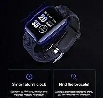 Taken ID116 Plus Smart Bracelet Fitness Tracker Color Screen Smartwatch Heart Rate Blood Pressure Pedometer Sleep Monitor (Black)-thumb1