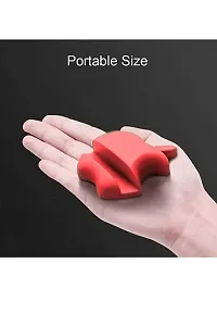 Portable Multi Angel Mobile Phone Apple Shape Stand (Holder) (Color as per Availability)-thumb1
