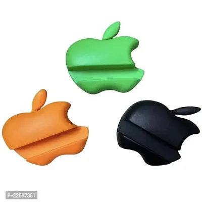 Portable Multi Angel Mobile Phone Apple Shape Stand (Holder) (Color as per Availability)-thumb3