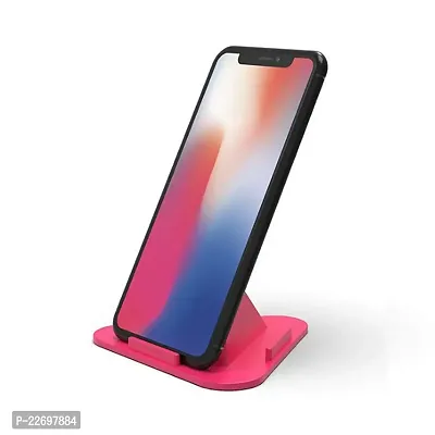 Taken Portable Three-Sided Triangle Desktop Stand Mobile Paradise Universal Phone Pyramid Shape Holder Desktop Stand (Multi Color) Mobile Holder-thumb0