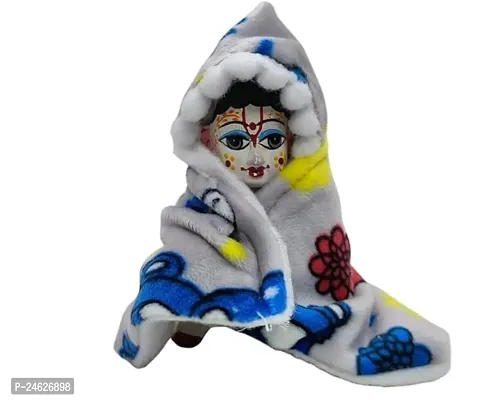 Laddu Gopal Ji Winter Wear Hoodi Dress (Wool) For Bal Gopal Ji, Kanhaji, Krishnaji (Size 0)-thumb0