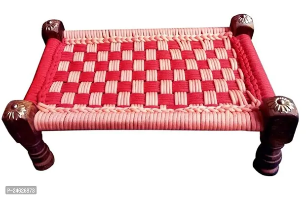 Laddu Gopal Wooden Khat Bed For Ladoo Gopal Ji Size 0  -Wooden Khaat/Cot/Charpai For Kanha Ji (Mix Size- 11X 6 Inch)