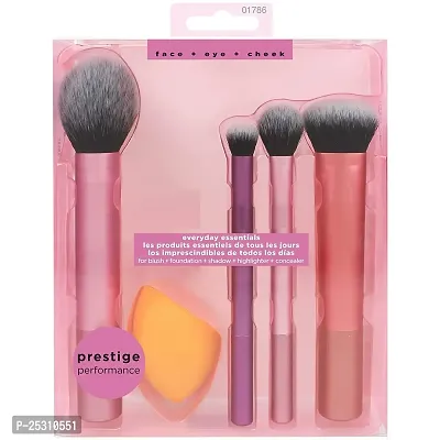 Artist Essentials Complete Face Makeup Brush Set for Makeup Artist Inspired Looks, 5 Count (Pack of 1)-thumb0