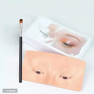 Makeup Practice Face Board, Silicone Makeup Face - Practice Skin Board: for Makeup Practice. Mask Skin Face Eye Makeup Practice for Beginner (SKIN Color, 1 Piece)-thumb5