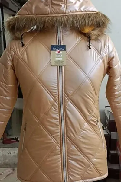 Stylish Synthetic Solid Jacket For Women