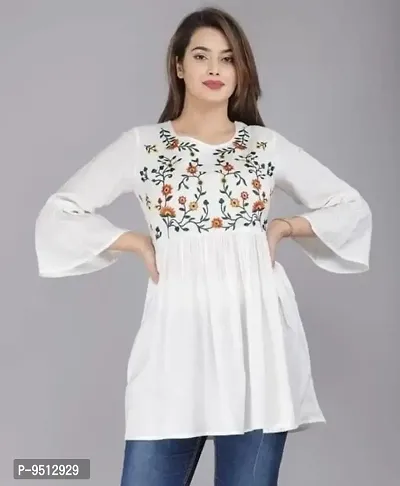 Fashionable crop kurti-thumb0