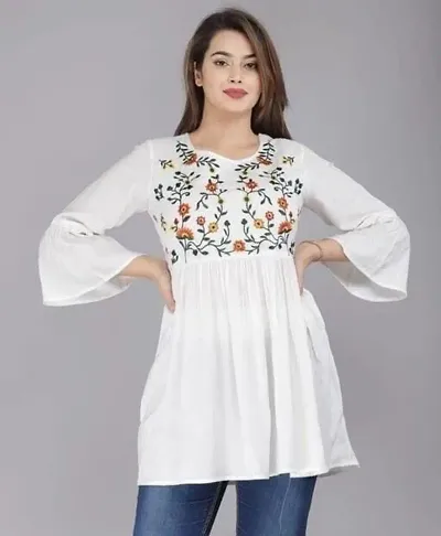 Fashionable crop kurti