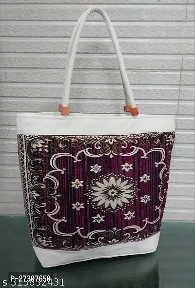 Small Travel Bags shopping bags Messenger Bag  (White, 10 L)-thumb0