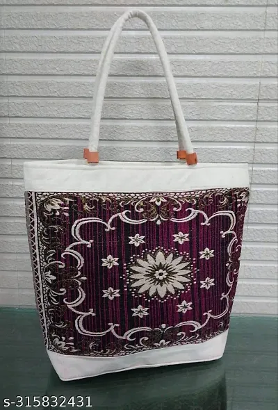 Small Travel Bags shopping bags Messenger Bag  (White, 10 L)