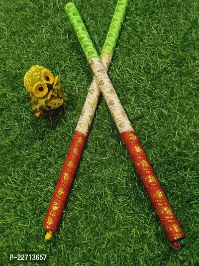 Traditional Wooden Dandiya Sticks For Special Navratri And Garba Fastival