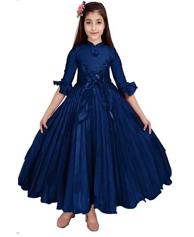 Girls Silk Dress