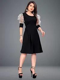 Classic Crepe Dress for Women-thumb3