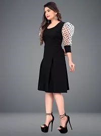 Classic Crepe Dress for Women-thumb1