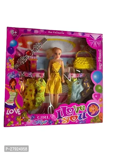 Princess Barbie Doll Set Dress Fashion Accessories Kit for Girl Kids