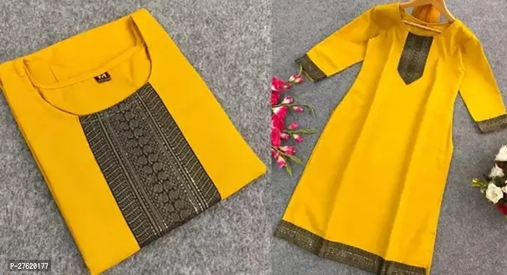 Fancy Cotton Kurtas For Women-thumb0