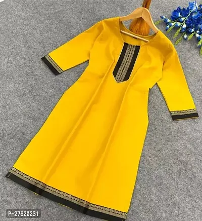 Fancy Cotton Kurtas For Women-thumb0