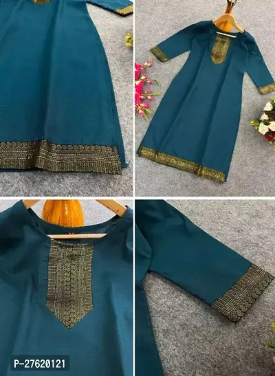 Fancy Cotton Kurtas For Women-thumb0