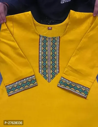 Fancy Cotton Kurtas For Women-thumb0