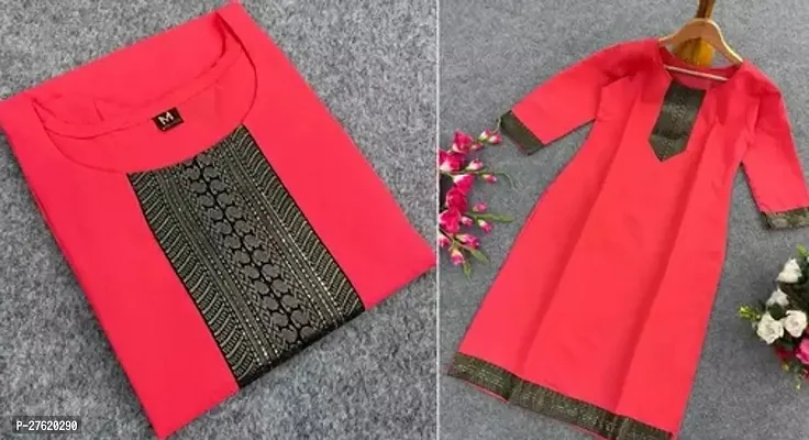 Fancy Cotton Kurtas For Women-thumb0