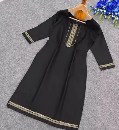 Stylish Embroidered A-Line Kurta