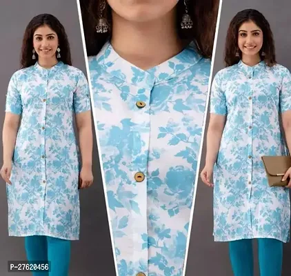 Fancy Cotton Kurtas For Women-thumb0