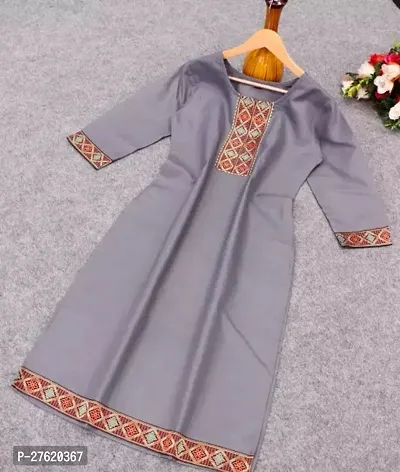 Fancy Cotton Kurtas For Women-thumb0