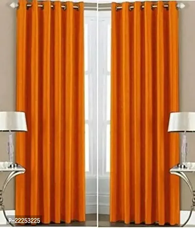 Stylish Polyester Printed Door Curtains, Pack Of 2-thumb0