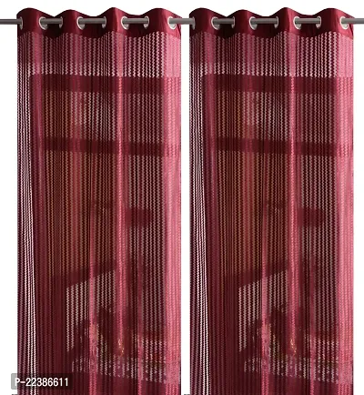 Stylish Polyester Eyelet Fitting Door Curtains-thumb0