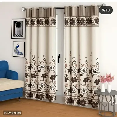 Stylish Polyester Eyelet Fitting Door Curtains