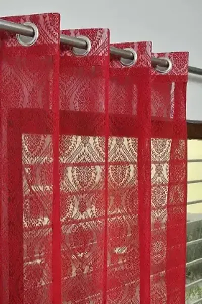 P DECOR Polyester Heavy Tissue Door Curtain