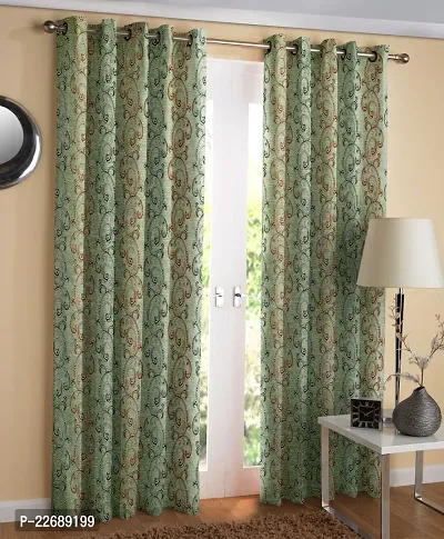 Stylish Polyester Eyelet Fitting Door Curtains