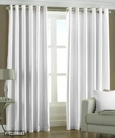 Stylish Polyester Eyelet Fitting Door Curtains-thumb0