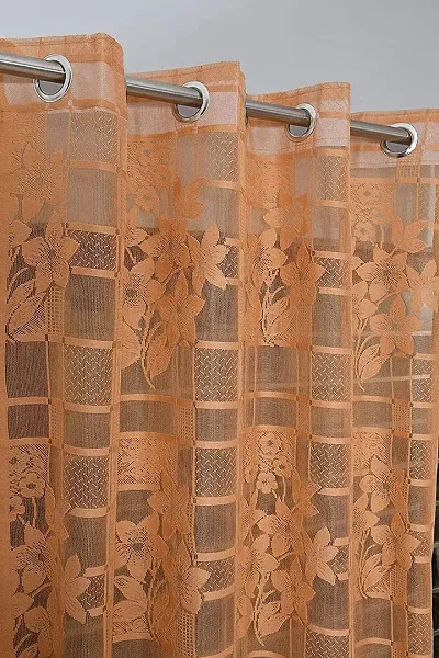 P DECOR Polyester Heavy Tissue Door Curtain