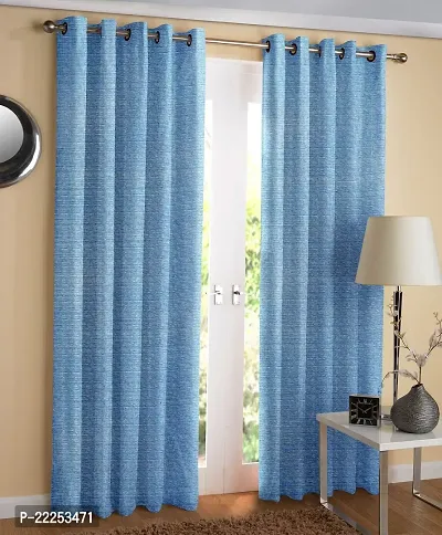 Stylish Polyester Printed Door Curtains, Pack Of 2