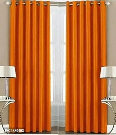 Stylish Polyester Eyelet Fitting Door Curtains-thumb0